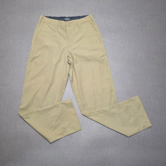 Lands End Mens Smart Casual Chino Style Trousers/Pants - 30 - W30 / L30 - Khaki