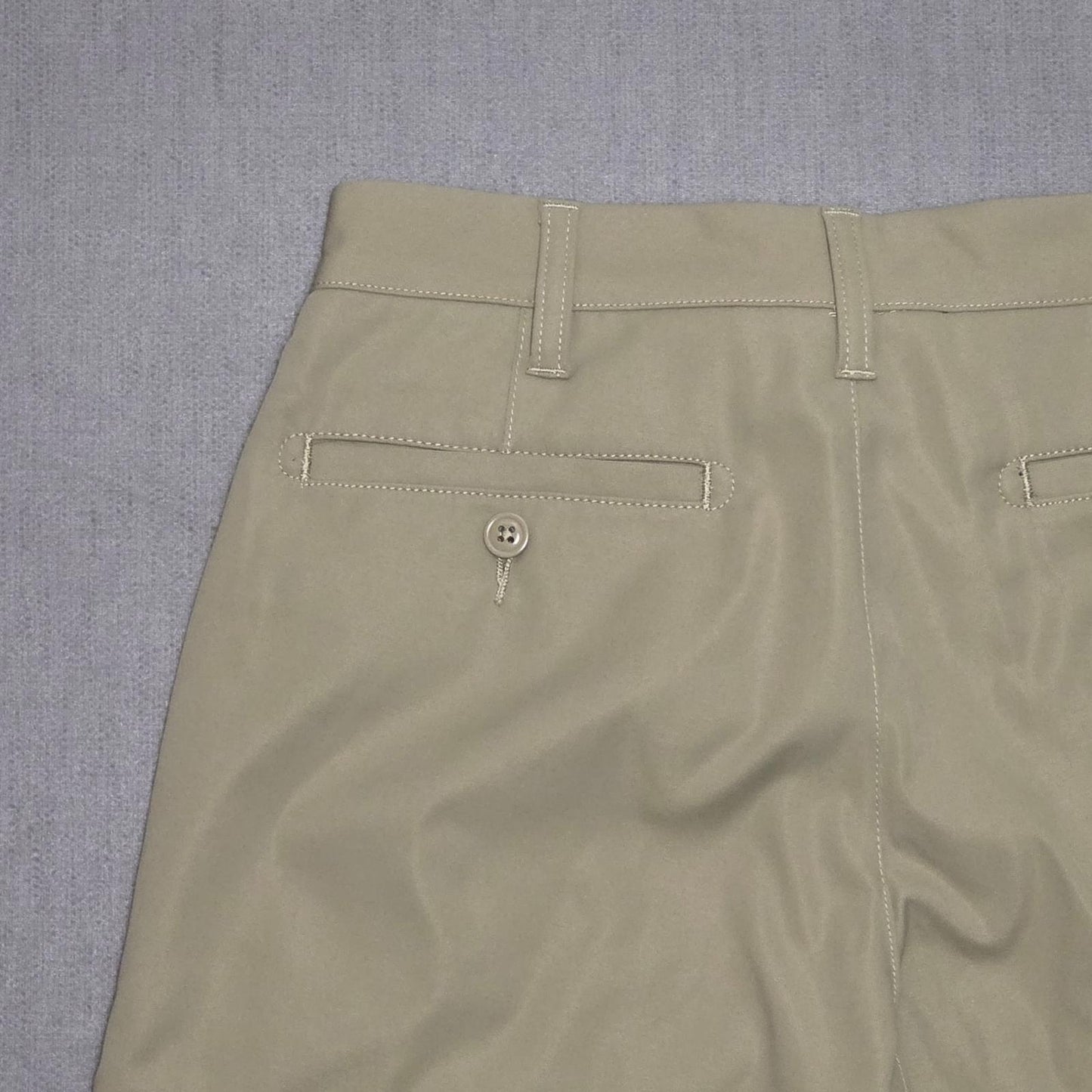 Lands End Mens Smart Casual Chino Style Trousers/Pants - 30 - W30 / L30 - Khaki