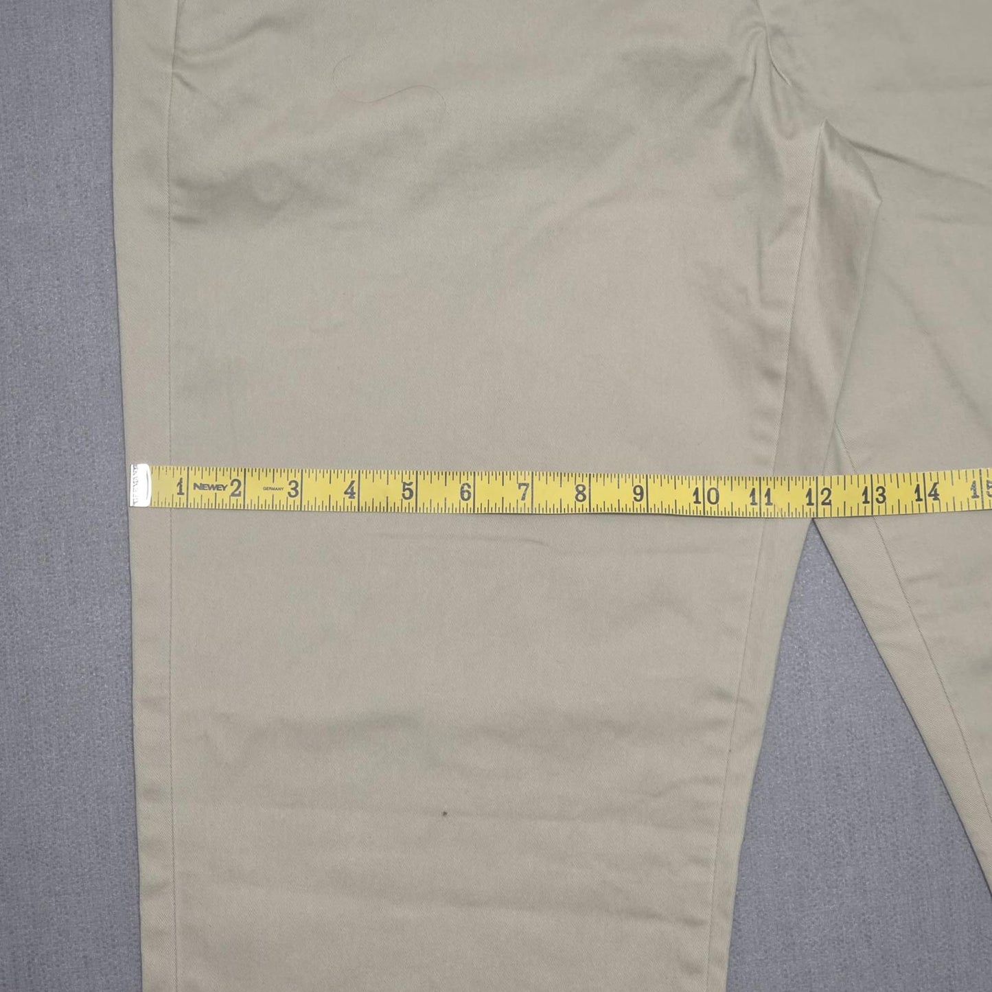 Lands End Mens Chino Style Smart Casual Trousers/Pants -  36 - W36 / L28 - Beige