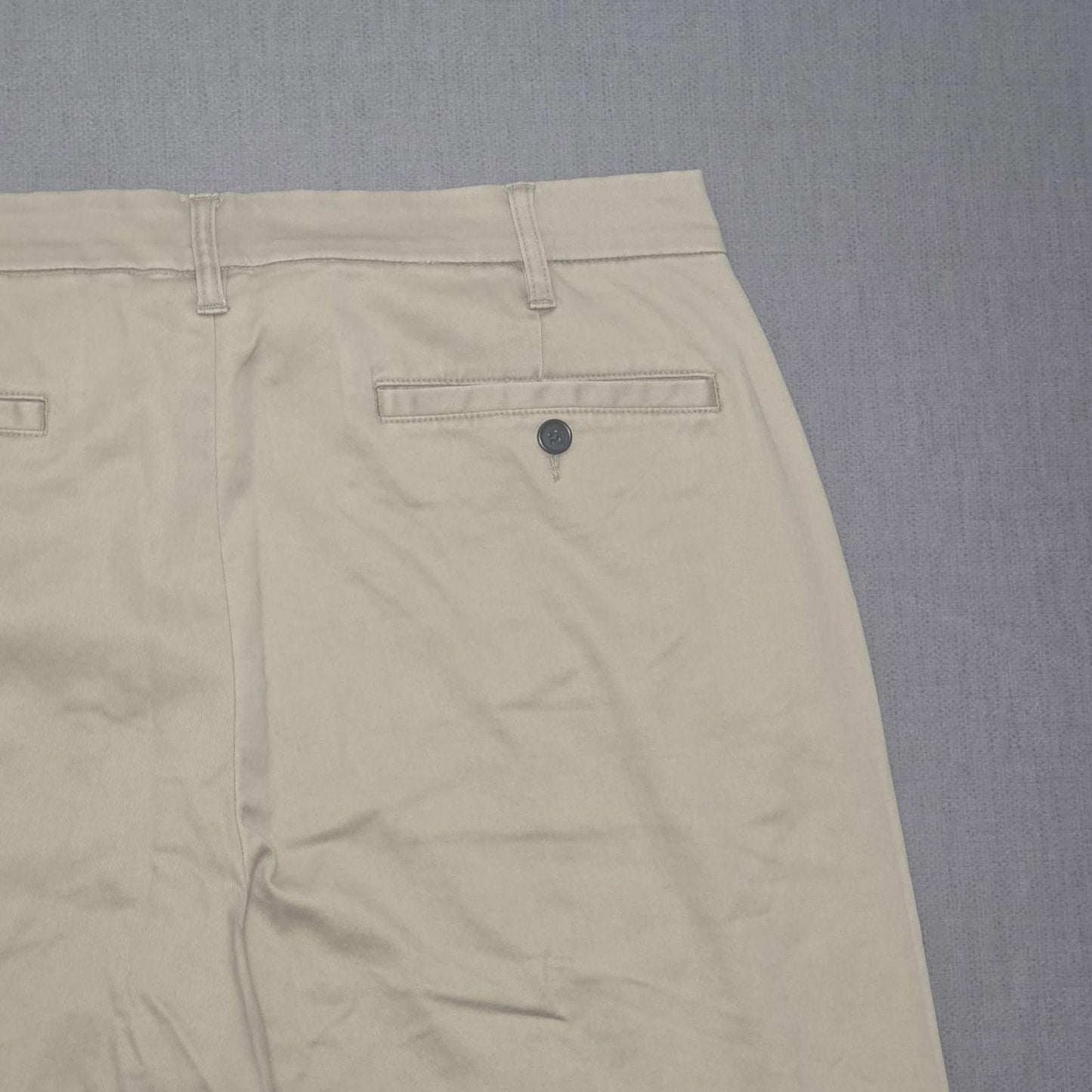Lands End Mens Chino Style Smart Casual Trousers/Pants -  36 - W36 / L28 - Beige