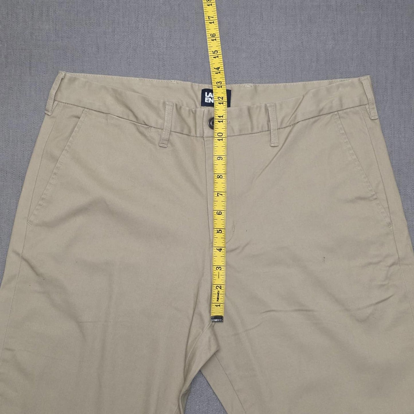 Lands End Mens Chino Style Smart Casual Trousers/Pants - 34 - W34 / L25