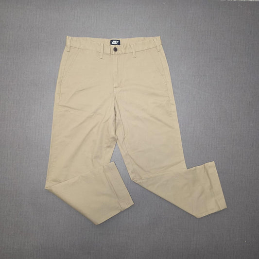 Lands End Mens Chino Style Smart Casual Trousers/Pants - 30 - W30 / L26 - Beige