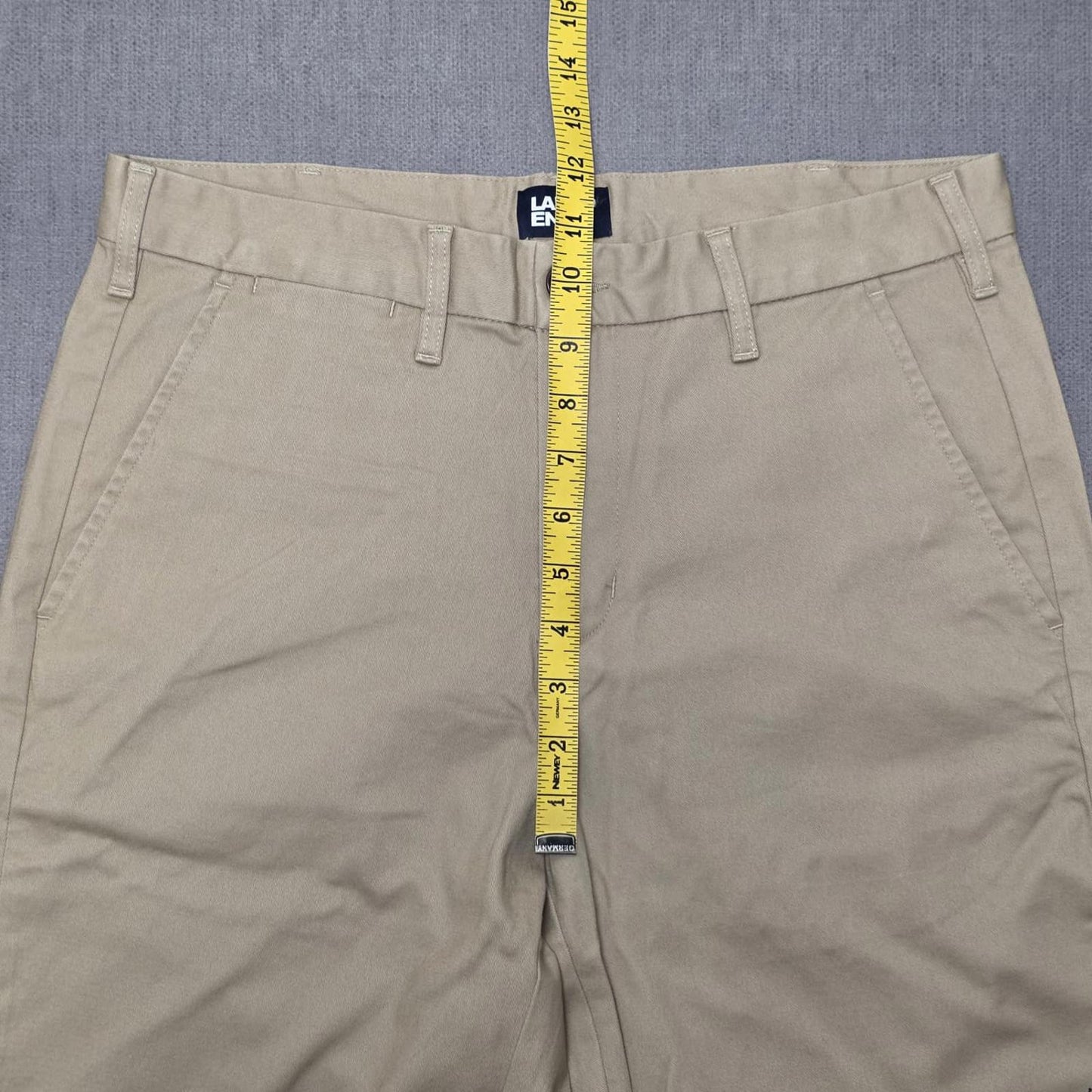 Lands End Mens Chino Style Smart Casual Trousers/Pants - 30 - W30 / L26 - Beige