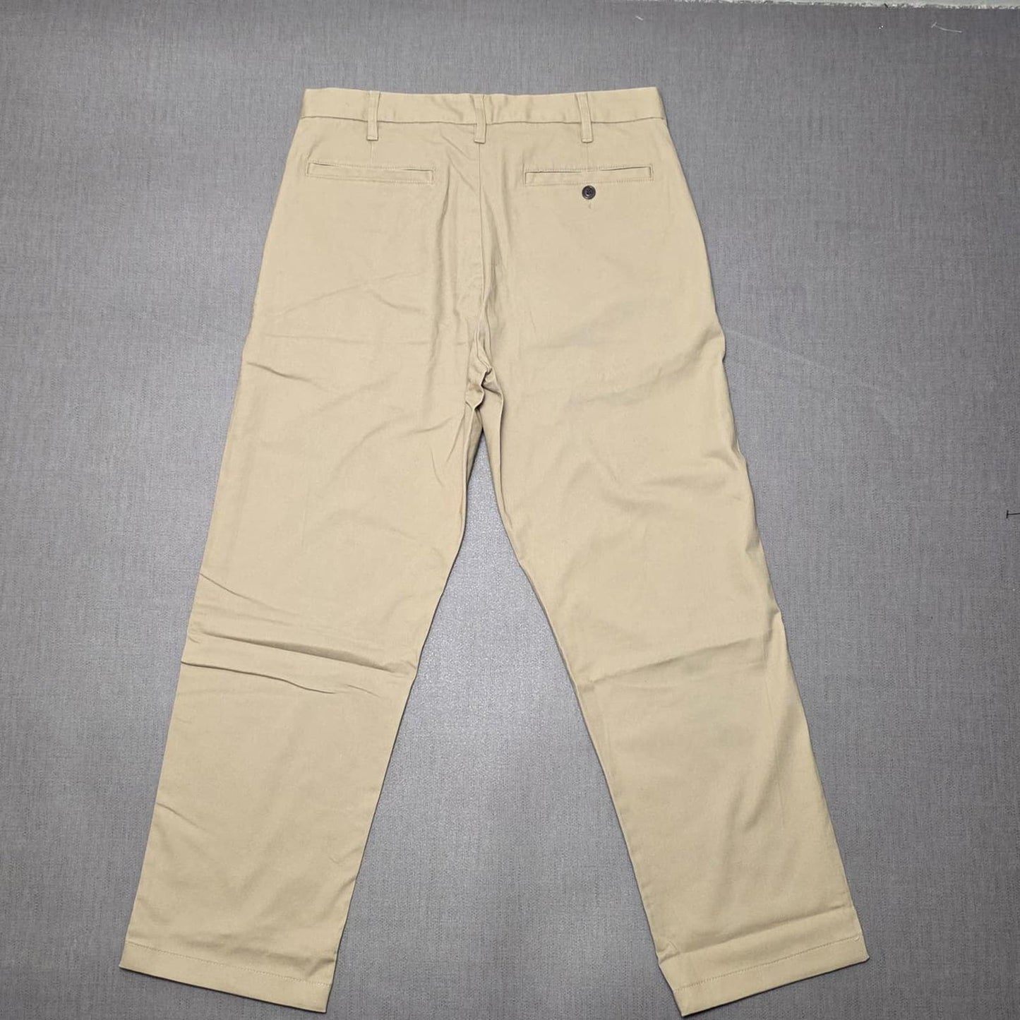 Lands End Mens Chino Style Smart Casual Trousers/Pants - 30 - W30 / L26 - Beige