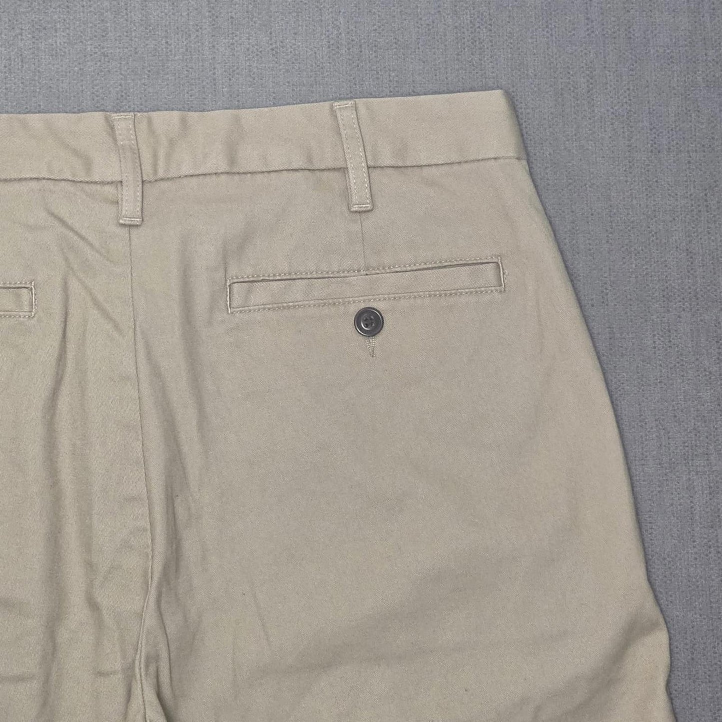 Lands End Mens Chino Style Smart Casual Trousers/Pants - 30 - W30 / L26 - Beige