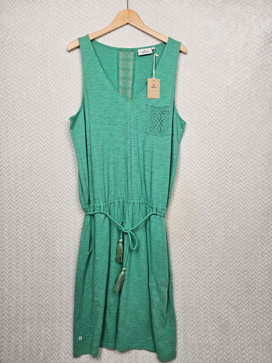 Passenger Women's Vintage Boho Style V Neck Spring Holiday Dress - XL/16