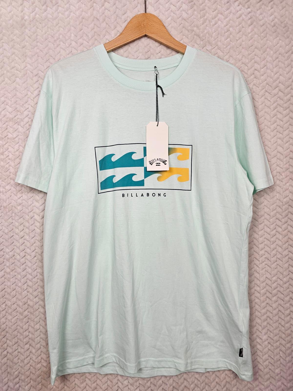 Billabong Mens Big Print Surf Wear Casual Short Sleeve T-Shirt - M/Medium