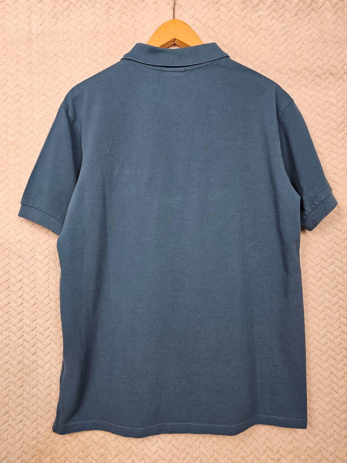 Paul Smith Mens Rainbow Zebra Short Sleeve Collared Polo Shirt - L/Large - Blue