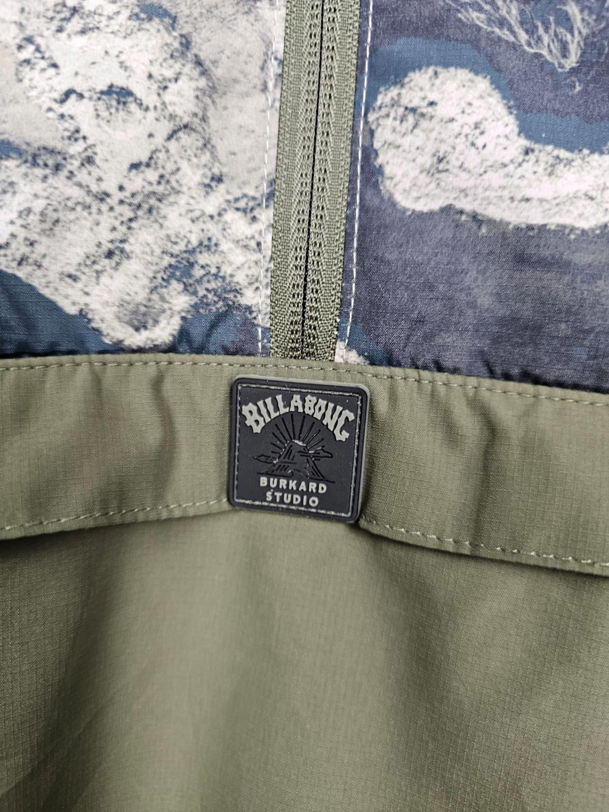 Billabong X Burkard Collab Pullover Hooded Water Resistant Anorak/jacket L/Large