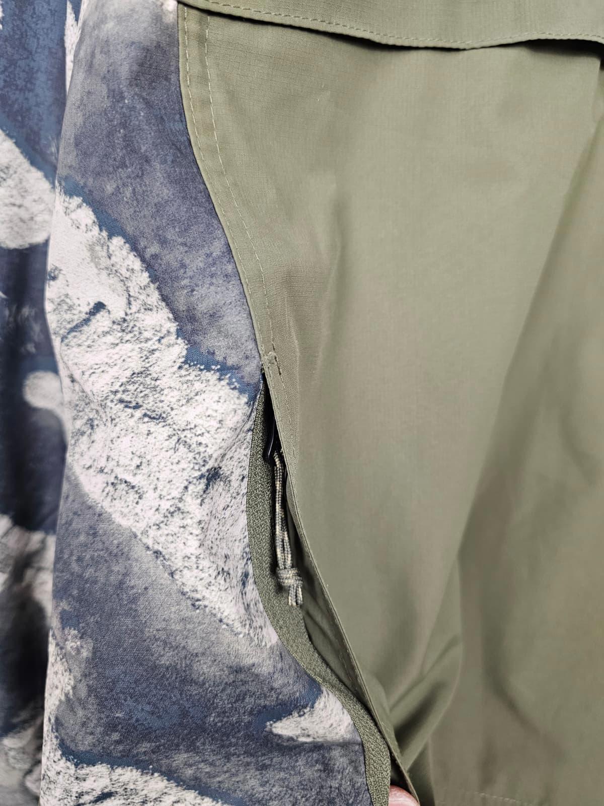 Billabong X Burkard Collab Pullover Hooded Water Resistant Anorak/jacket L/Large