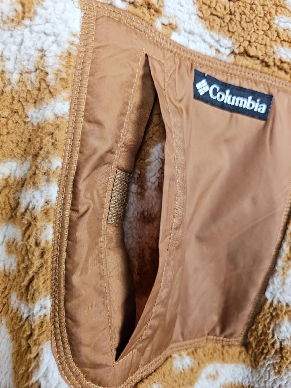 Columbia Womens 1/4 Zip Pullover Pattern Sherpa Fleece Jumper-XL/Extra Large