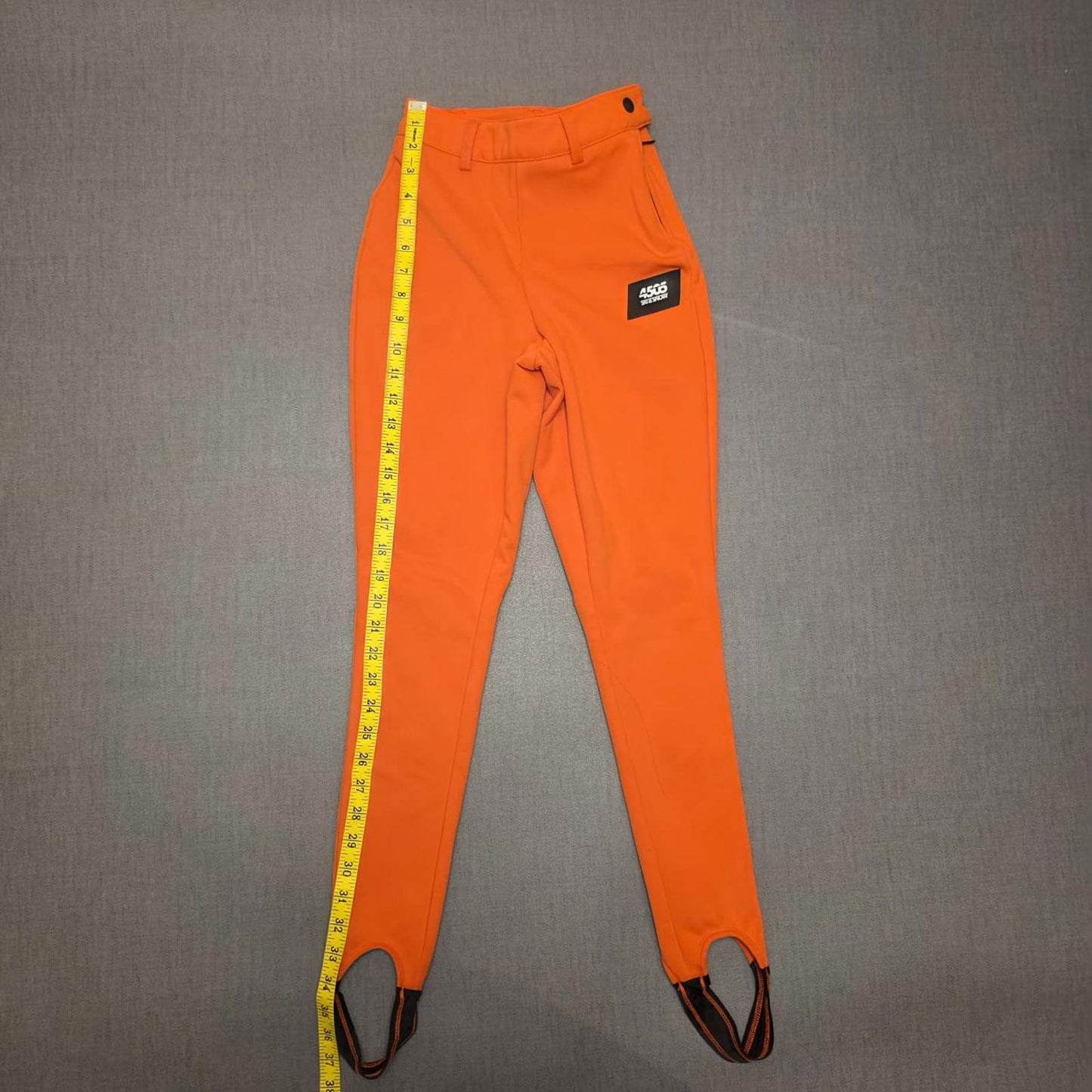 ASOS 4505 Womens Ski & Snow Soft Shell Style Bottoms/Trousers - UK 2 - Orange
