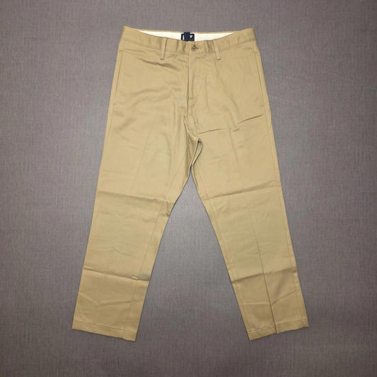 Lands End Mens Casual Chino Style Trousers/Pants - 30 - Beige