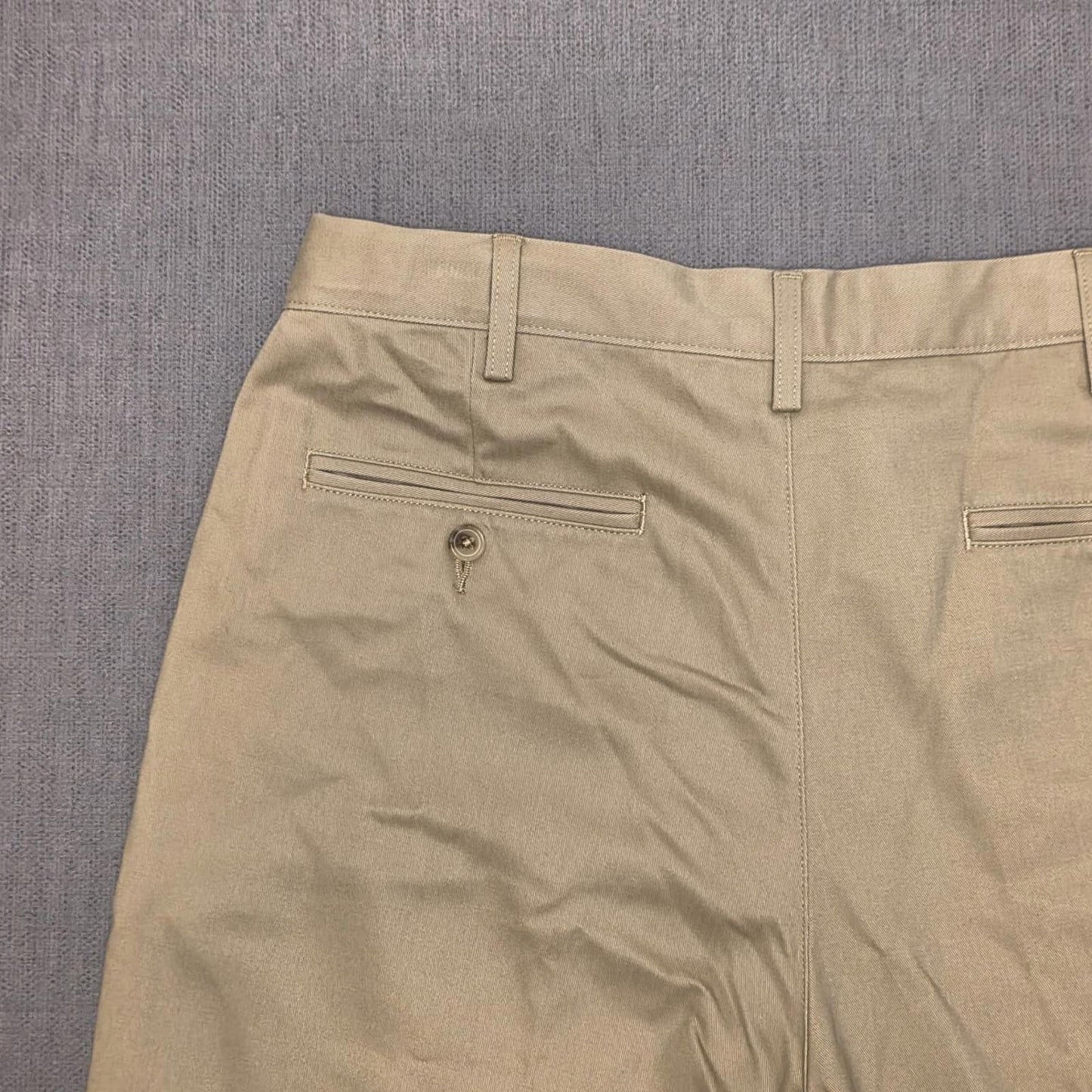 Lands End Mens Smart Casual Chino Style Trousers/Pants -  34 - Beige