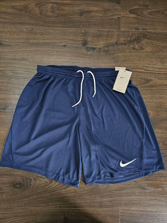 Nike Dri-Fit Mens Football/Activewear Gym Sport Shorts -XL/Extra Large - Navy