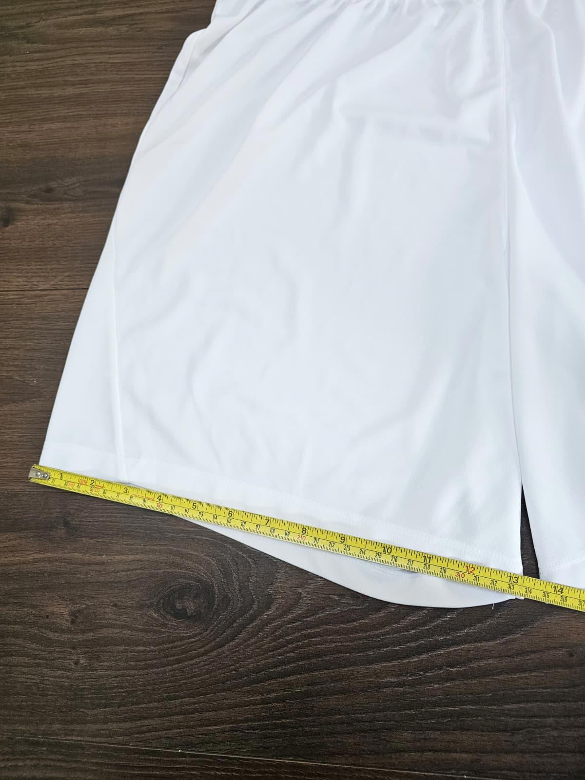 Nike Dri-Fit Mens Football/Activewear Gym Sport Shorts - XL/Extra Large - White