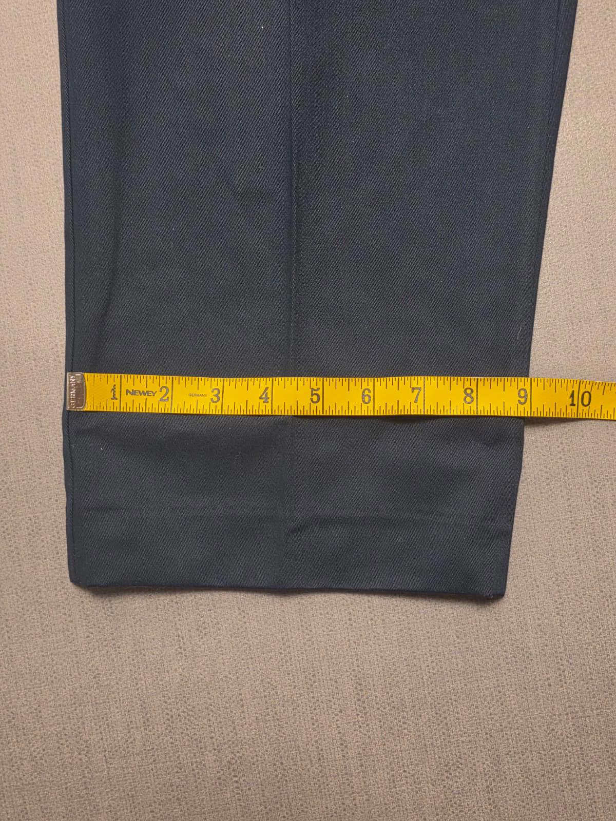 Lands End Mens Smart Casual Chinos Style Trousers/Pants - W36 / L26 - navy
