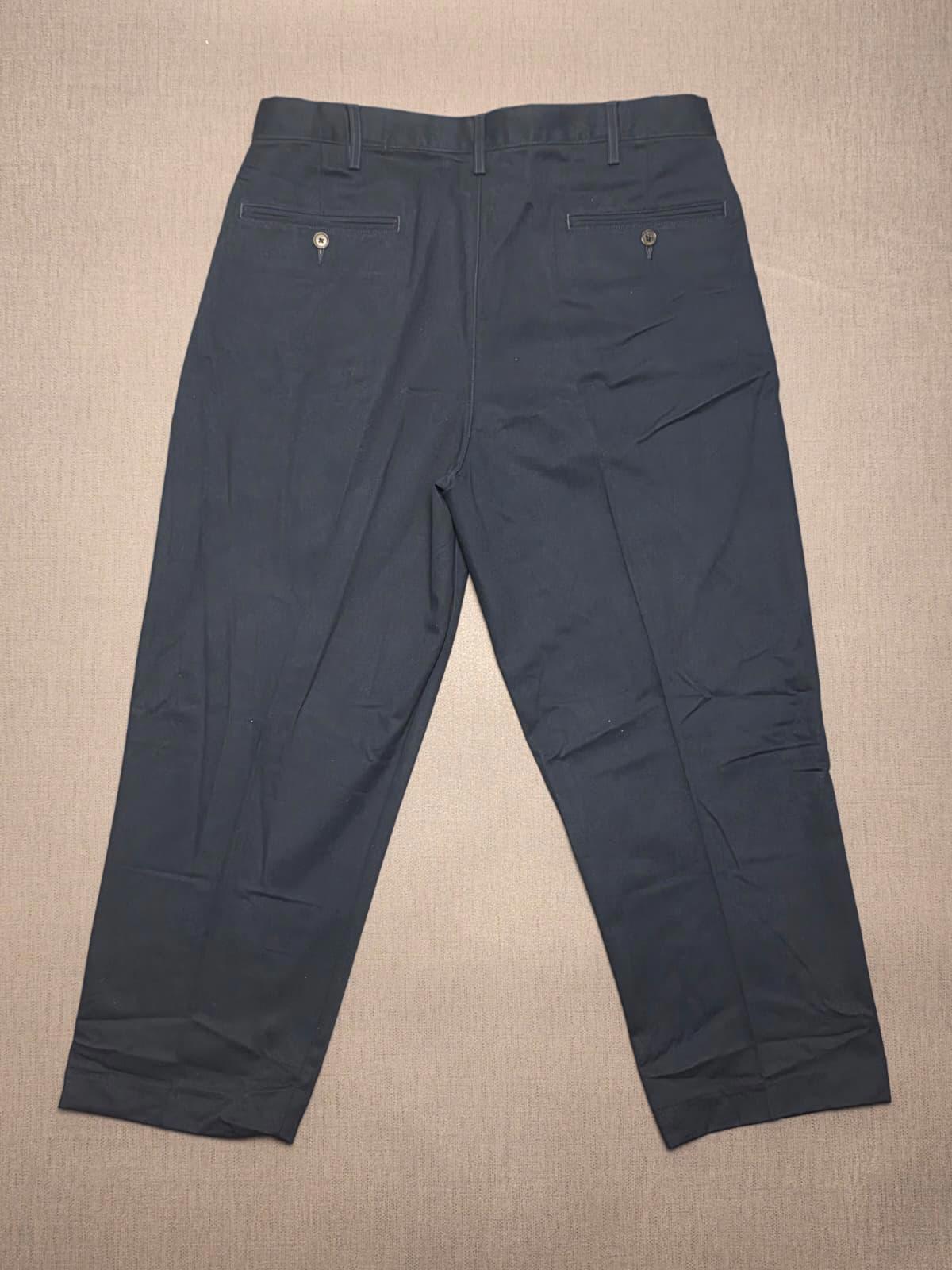 Lands End Mens Smart Casual Chinos Style Trousers/Pants - W36 / L26 - navy