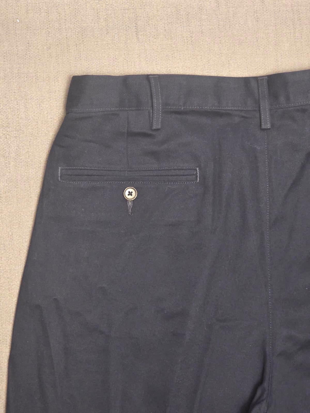 Lands End Mens Smart Casual Chinos Style Trousers/Pants - W36 / L26 - navy