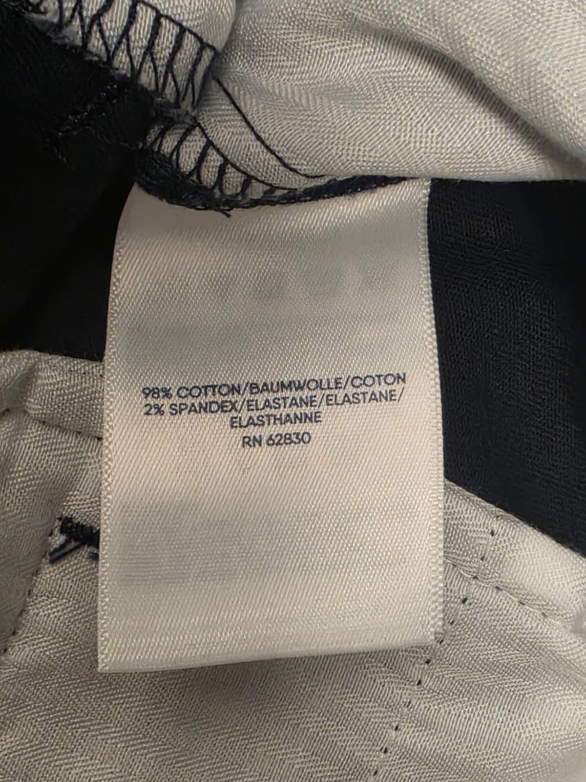 Lands End Mens Smart Casual Chino Style Trousers/Pants - 35 - W35 / L26 - Navy
