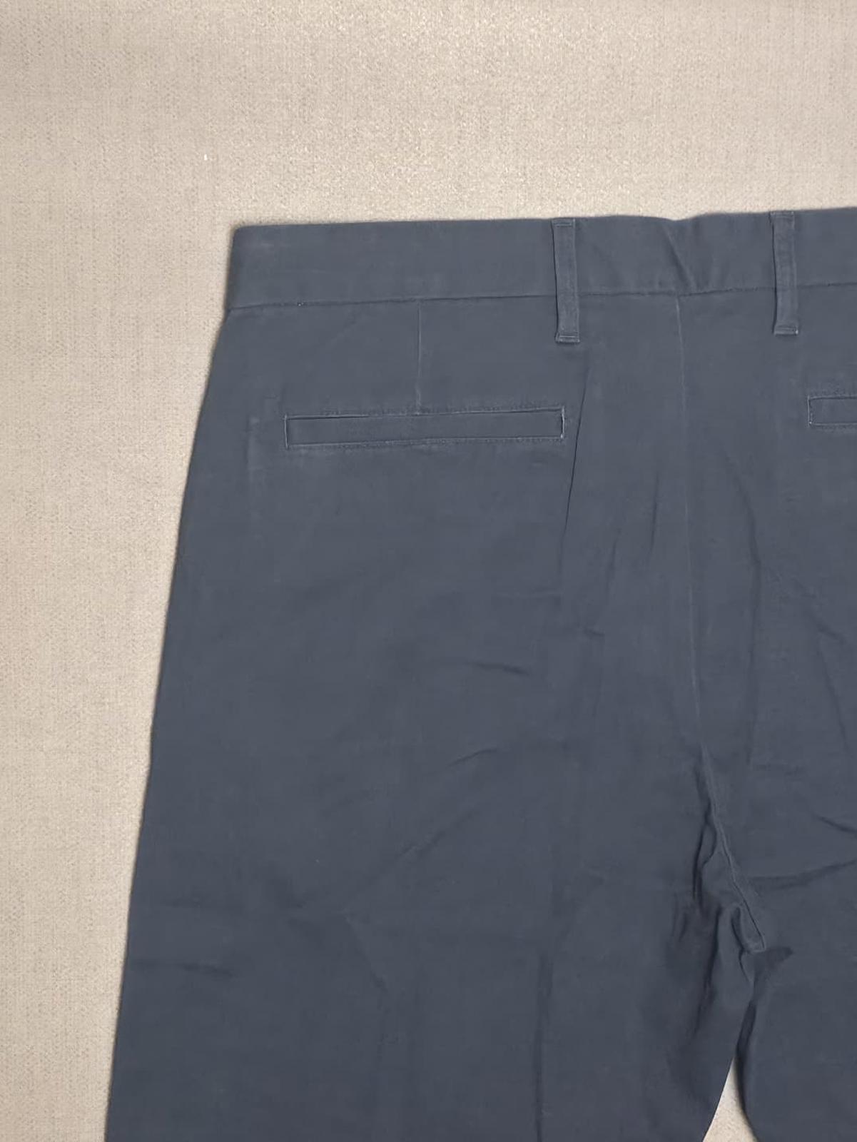 Lands End Mens Smart Casual Chino Style Trousers/Pants - 35 - W35 / L26 - Navy