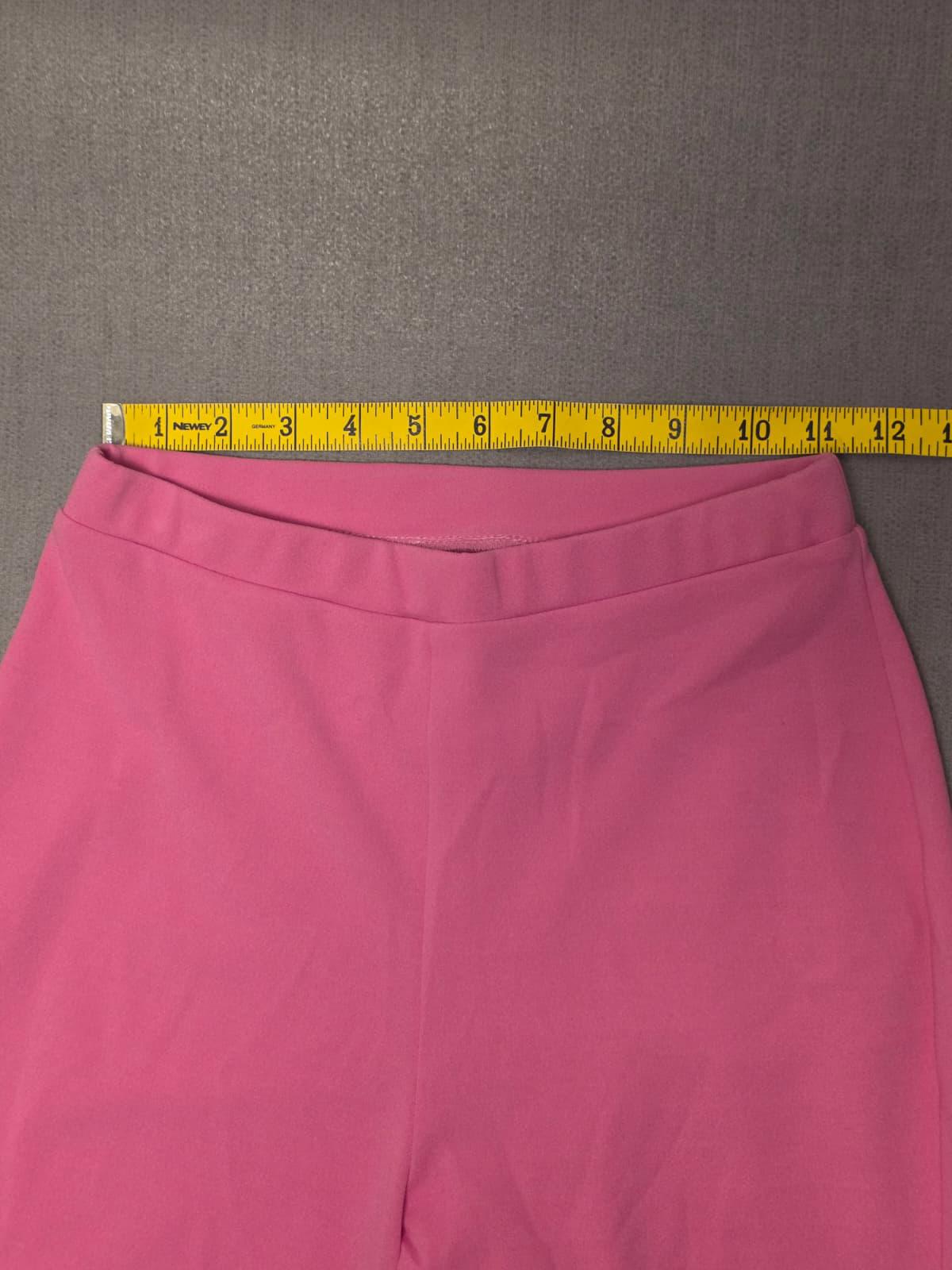 ASOS Womens Flared Womens Trousers/Pants - UK 8 - W22 / L32 - Bright Pink