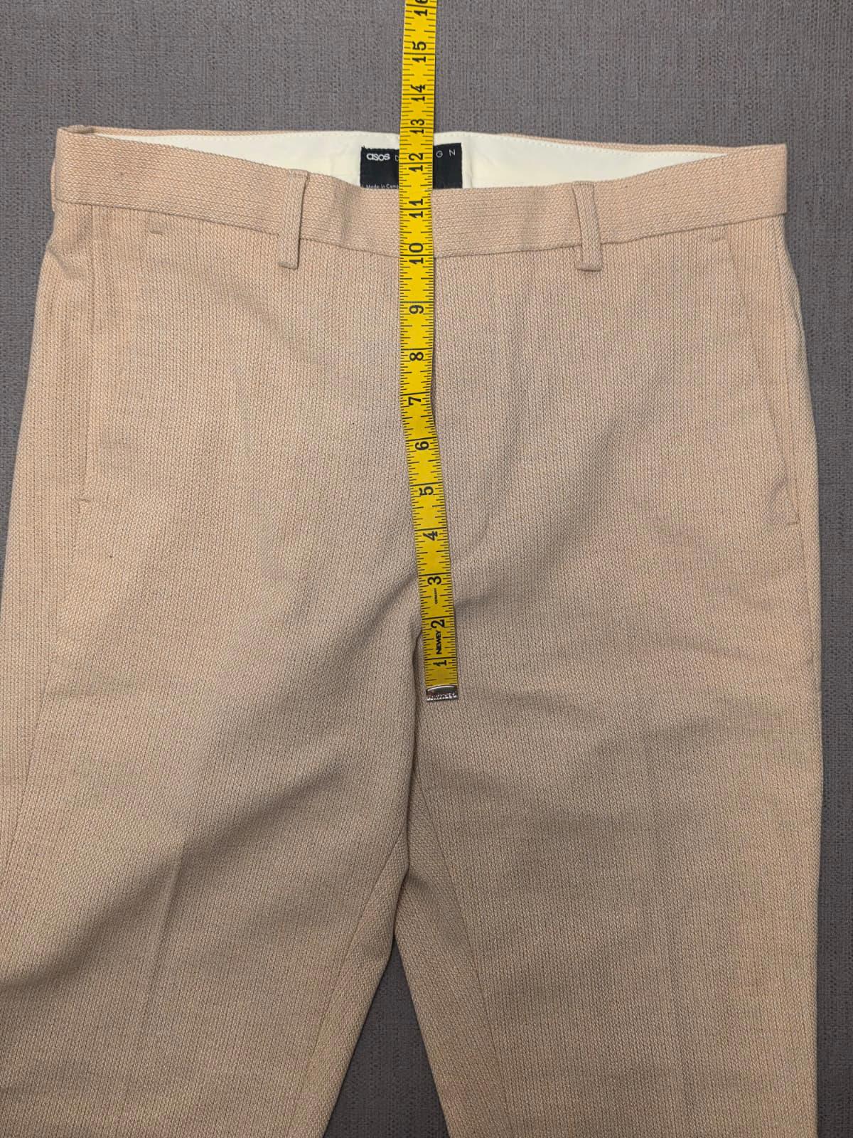 ASOS Design Mens Smart Business Formal Mens Trousers/Pants - W32 / L34 - Pink