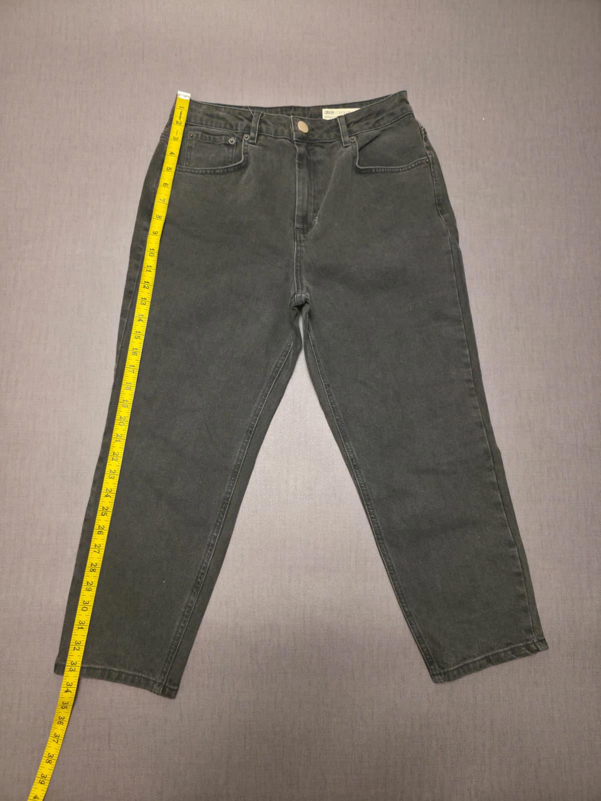 ASOS Denim Womens Petite Black Denim Straight leg Jeans/Pants - 12 - 30/26  BNWT