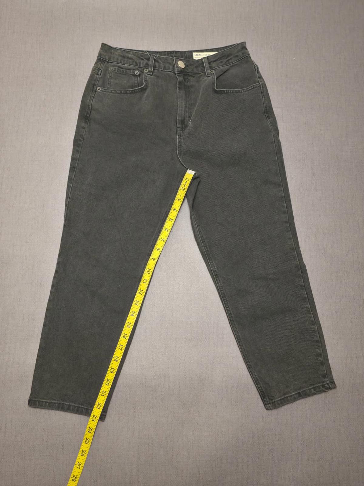 ASOS Denim Womens Petite Black Denim Straight leg Jeans/Pants - 12 - 30/26  BNWT