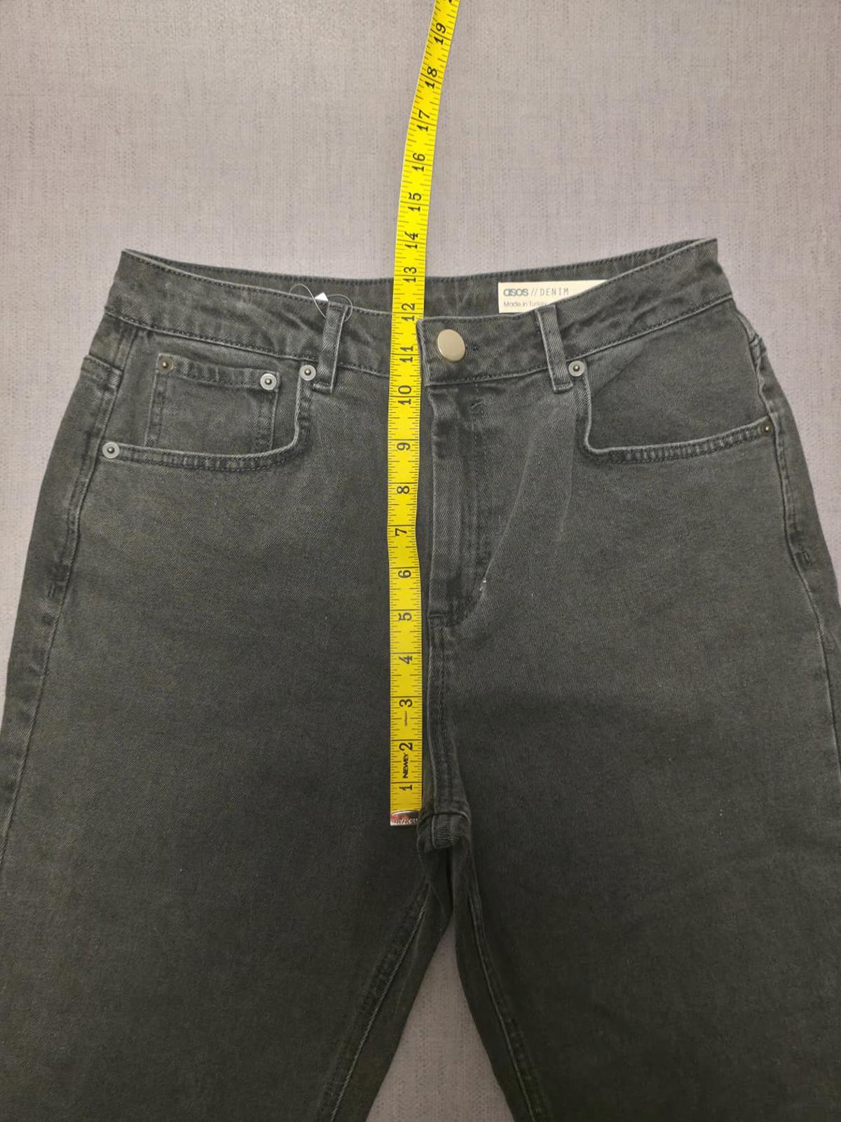 ASOS Denim Womens Petite Black Denim Straight leg Jeans/Pants - 12 - 30/26  BNWT