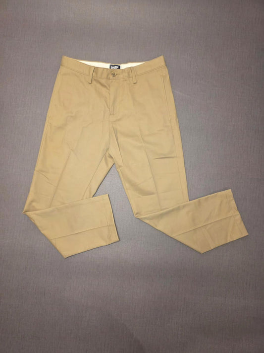 Lands End Mens Smart Casual Chino Style Trousers/Pants - 30 - W30 / L26 - Beige