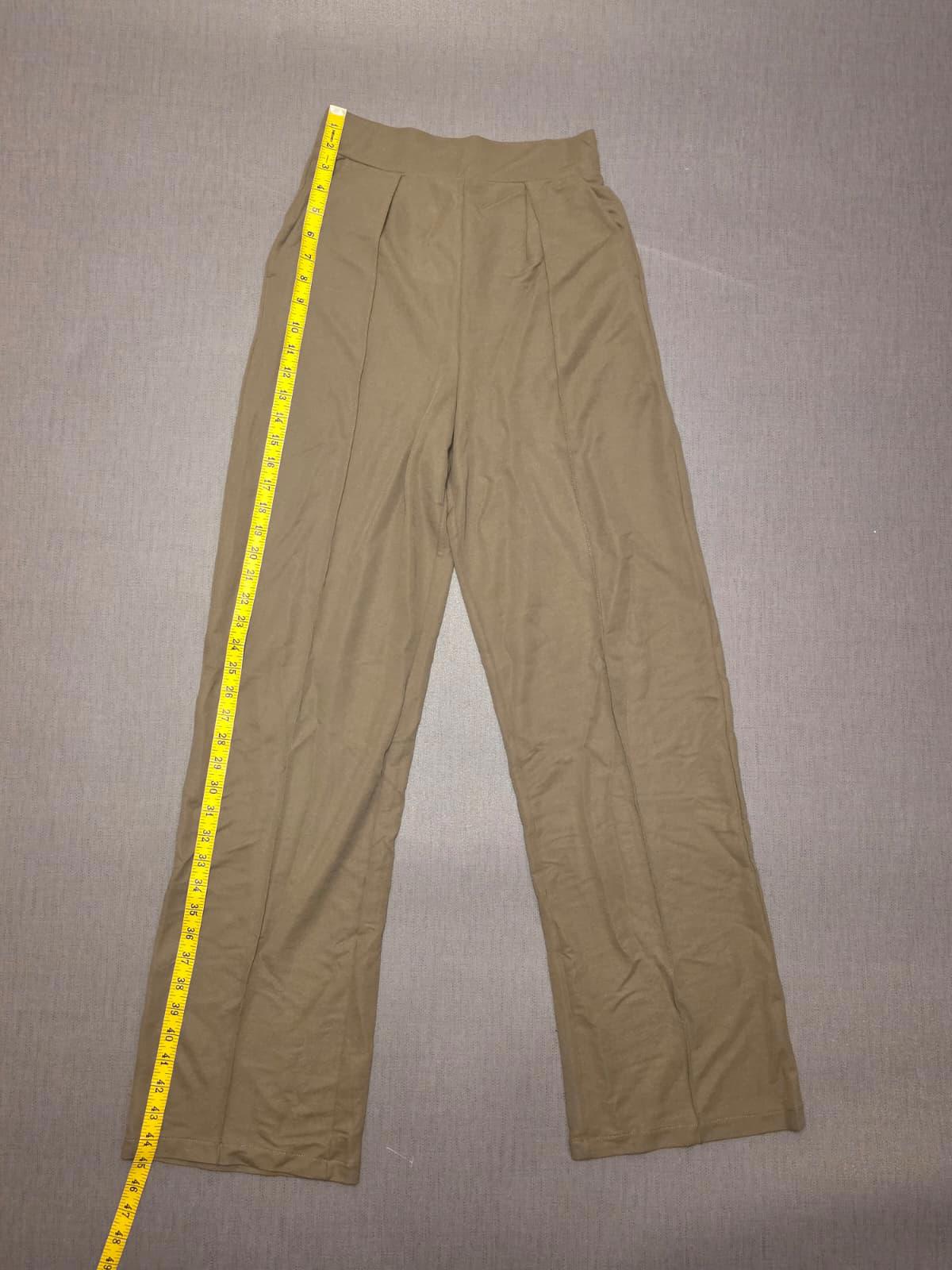 H&M Womens High Waisted Pleated Trousers/Pants - XS/Extra Small - 6-8 - Beige