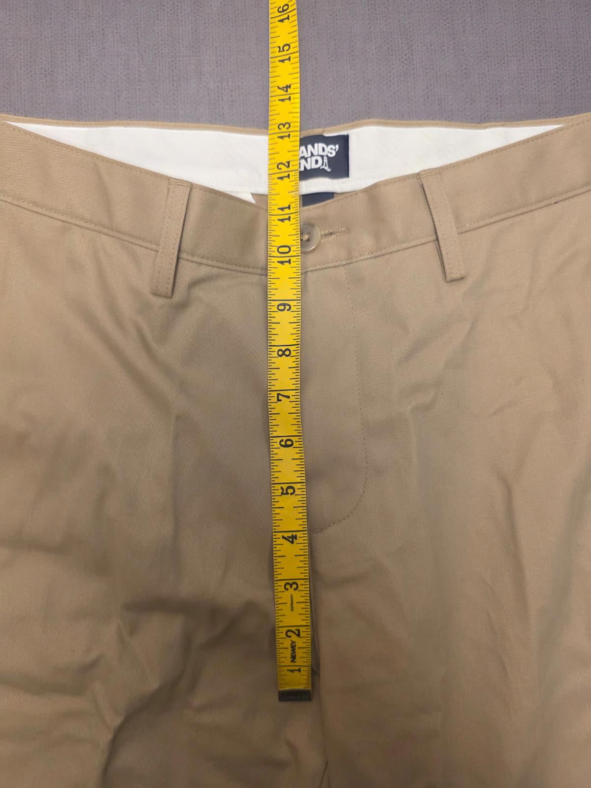 Lands End Mens Smart Casual Trousers/Pants - 31 - W31 / L28 - Beige