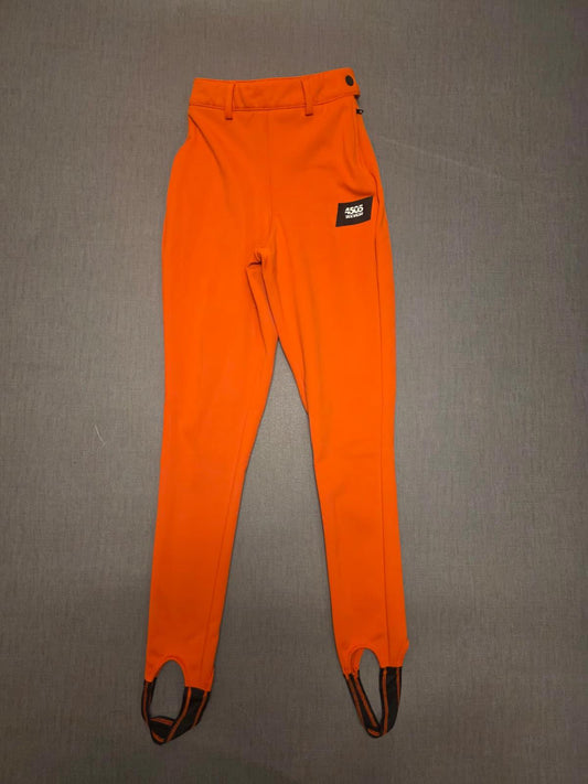ASOS 4505 Womens Ski & Snow Soft Shell Style Bottoms/Trousers - UK 2 - Orange