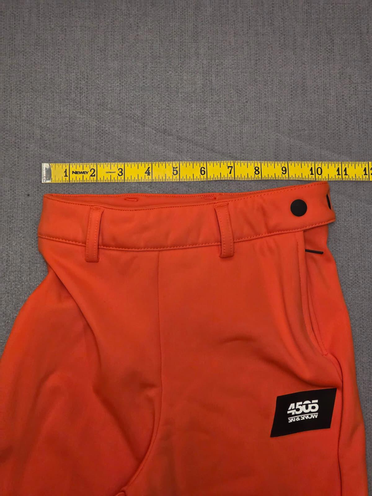 ASOS 4505 Womens Ski & Snow Soft Shell Style Bottoms/Trousers - UK 2 - Orange