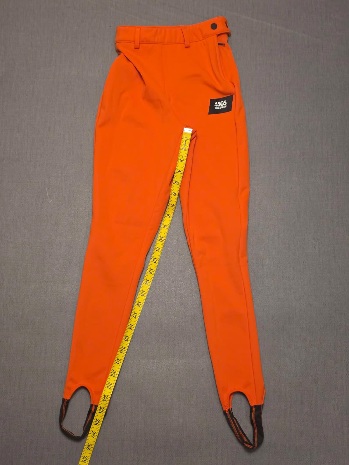ASOS 4505 Womens Ski & Snow Soft Shell Style Bottoms/Trousers - UK 2 - Orange