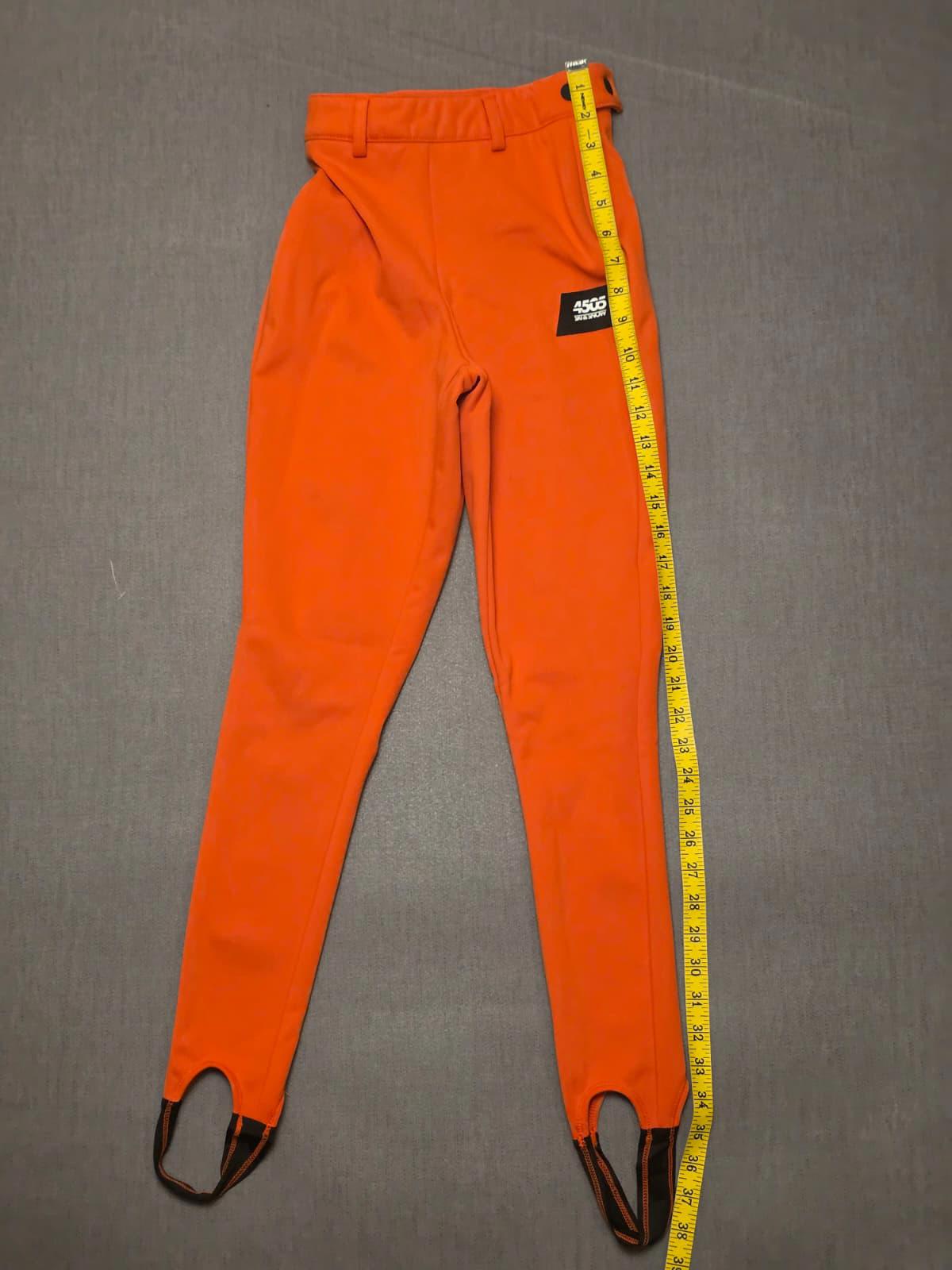 ASOS 4505 Womens Ski & Snow Soft Shell Style Bottoms/Trousers - UK 2 - Orange