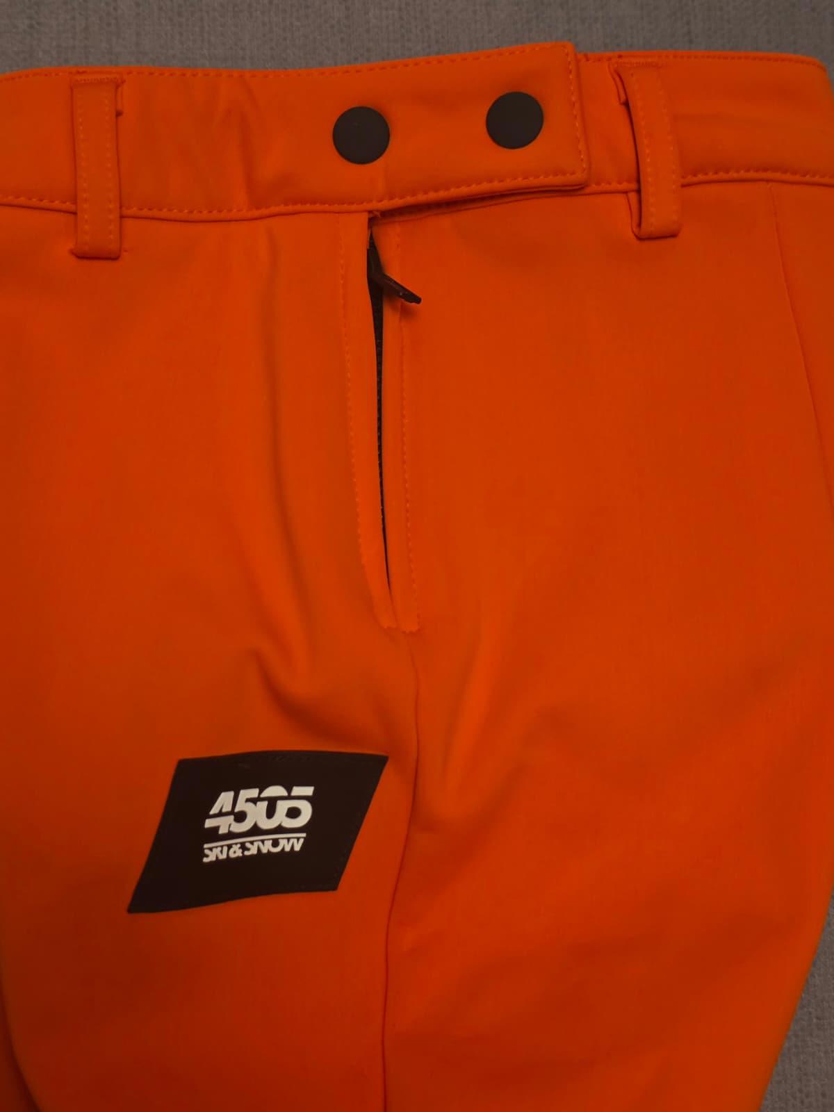 ASOS 4505 Womens Ski & Snow Soft Shell Style Bottoms/Trousers - UK 2 - Orange