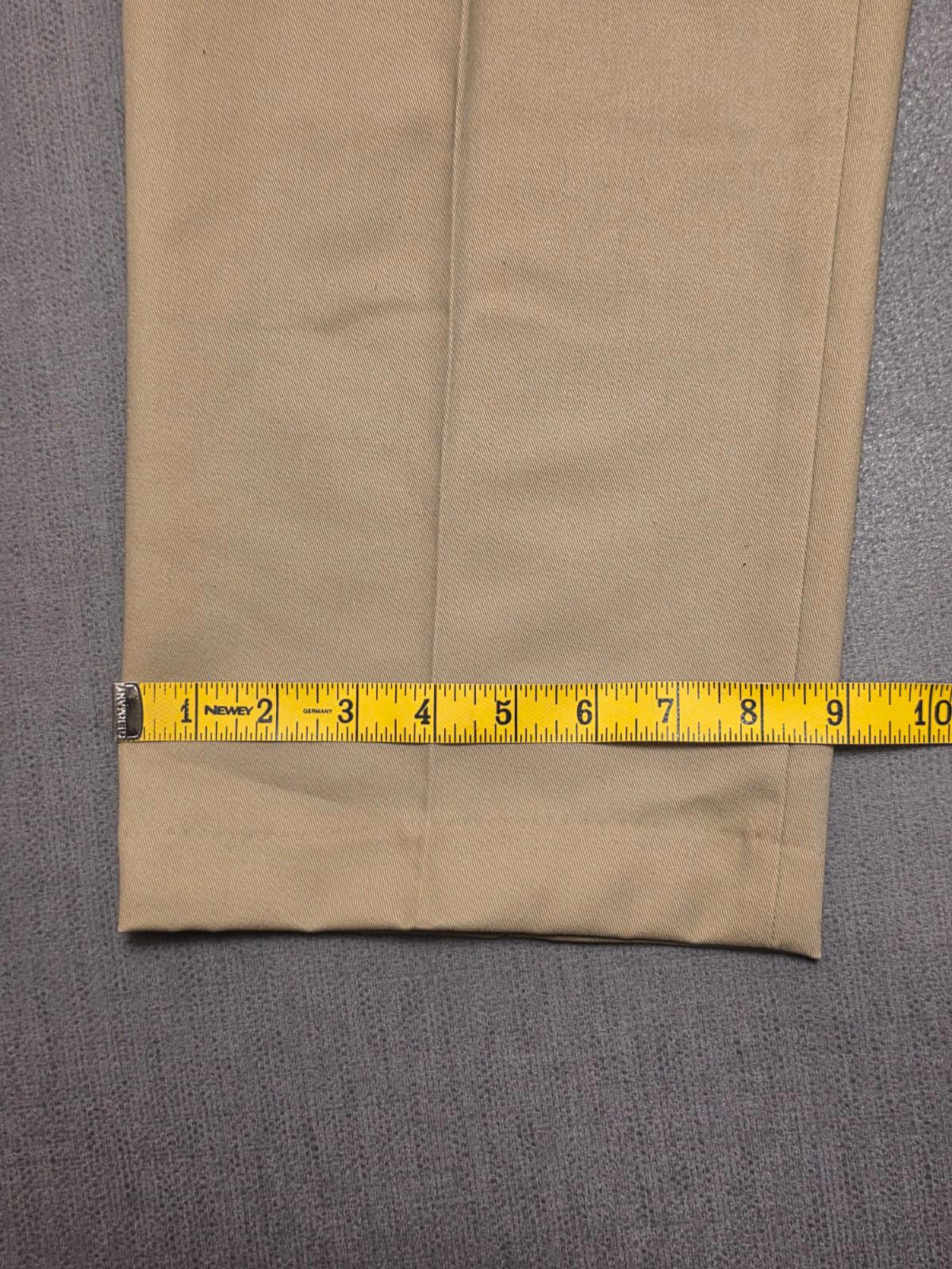 Lands End Mens Smart Casual Trousers/Pants - 34 - W34 / L27 - Beige