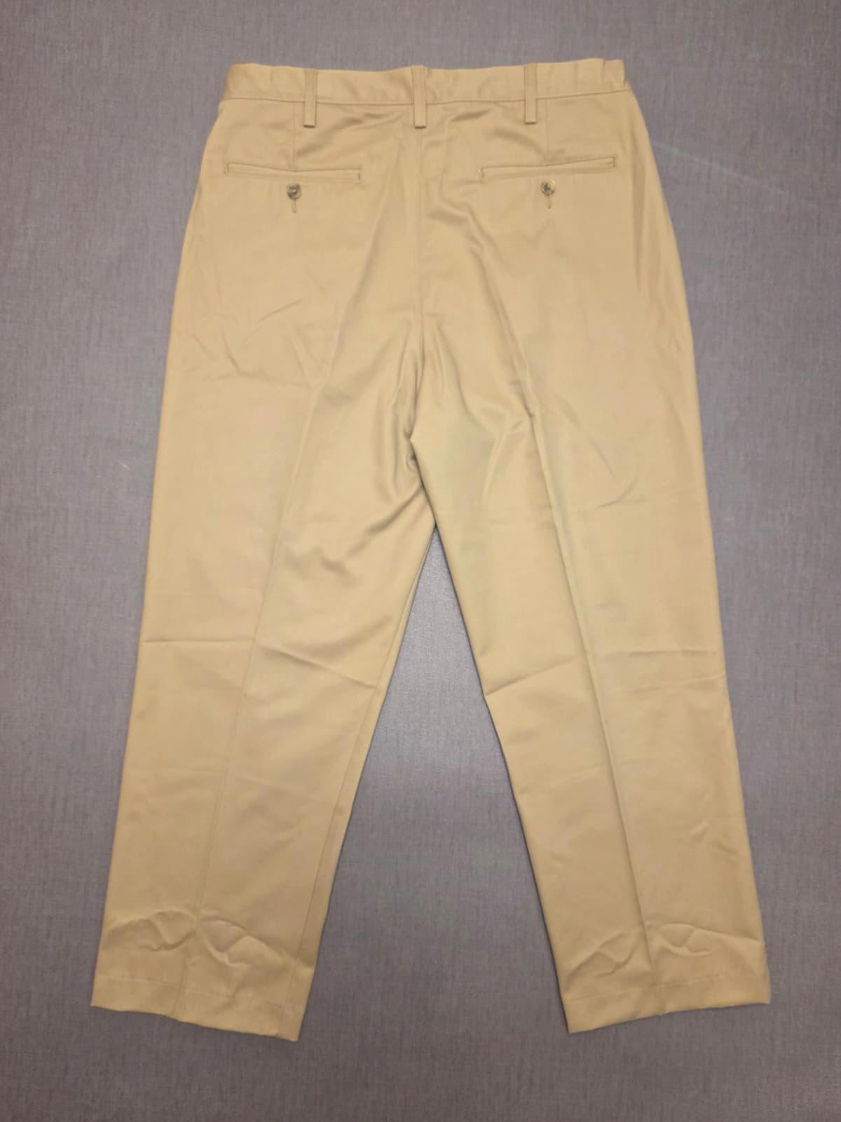 Lands End Mens Smart Casual Trousers/Pants - 34 - W34 / L27 - Beige