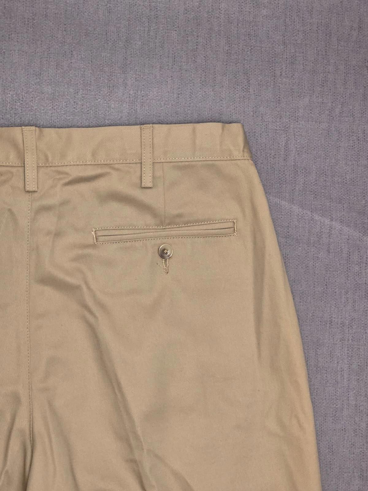 Lands End Mens Smart Casual Trousers/Pants - 34 - W34 / L27 - Beige