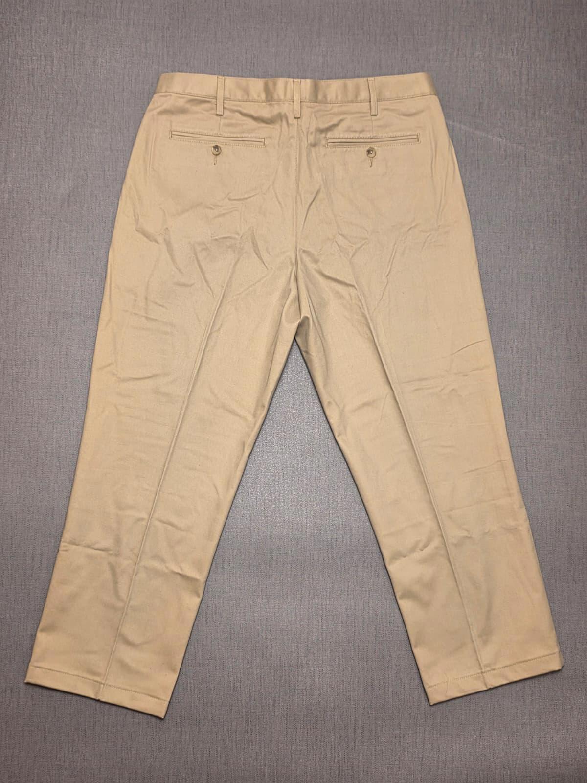 Lands End Mens Smart Casual Trousers/Pants - 36 - W36 / L27 - Beige