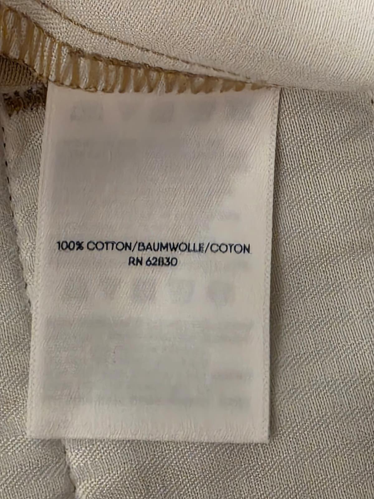 Lands End Mens Smart Casual Trousers/Pants - 36 - W36 / L28 - Beige