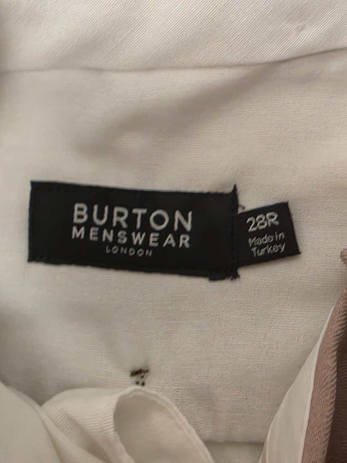 Burton Menswear Mens Smart Formal Business Wedding Trousers/Pants -  W28/R/28