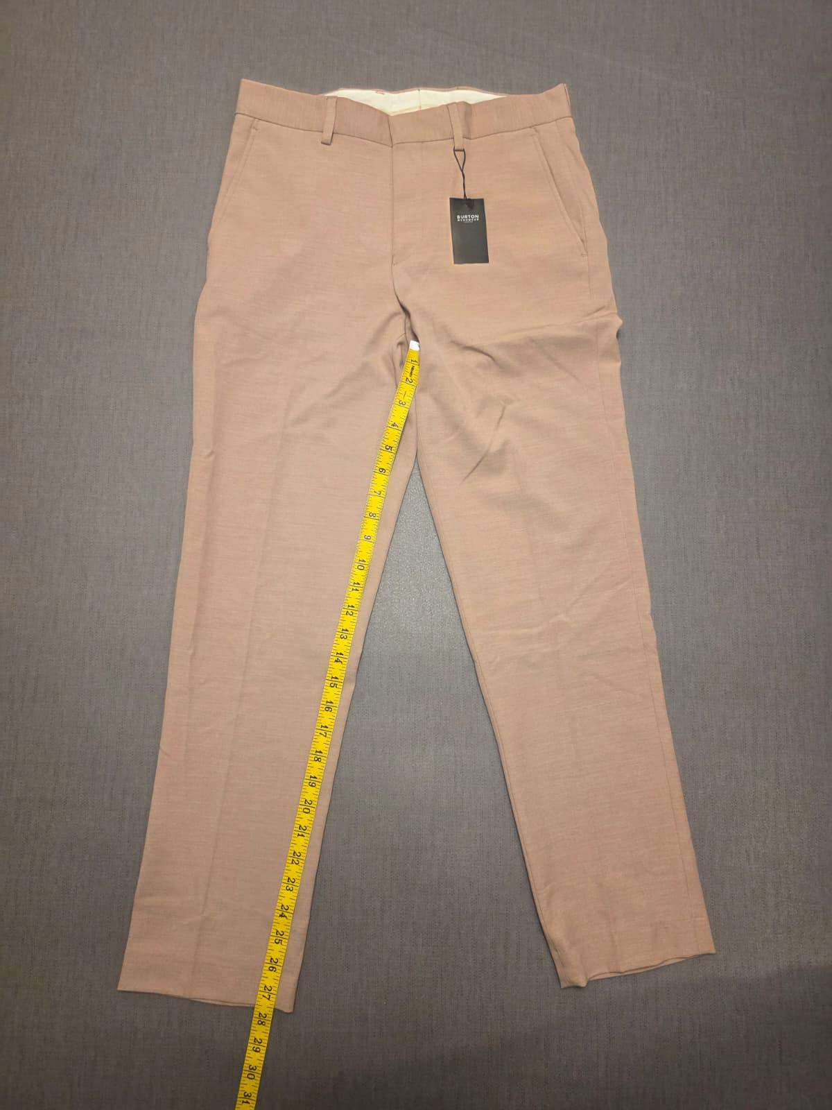 Burton Menswear Mens Smart Formal Business Wedding Trousers/Pants -  W28/R/28