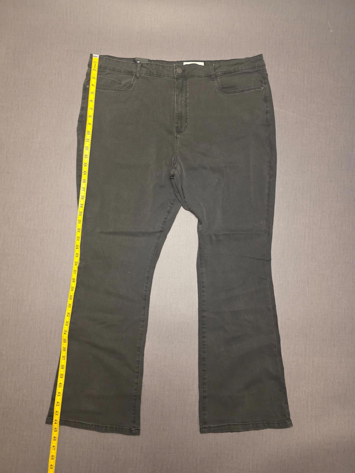 Noisy May Womens Sallie Skinny Fit High Waist Flared Denim Black Jeans W32/L31