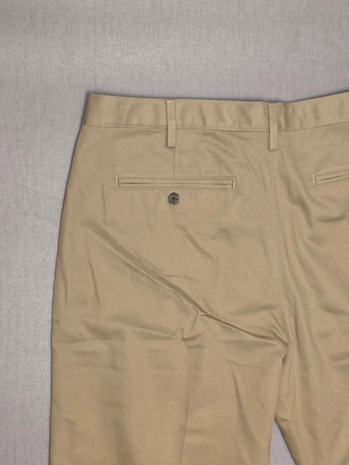 Lands End Mens Smart Casual Trousers/Pants - 38 - W38/L25 - Beige