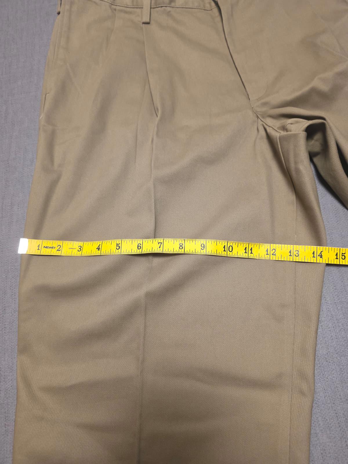 Lands End Mens Smart Casual Trousers/Pants - 42 - W42/L25 - Beige