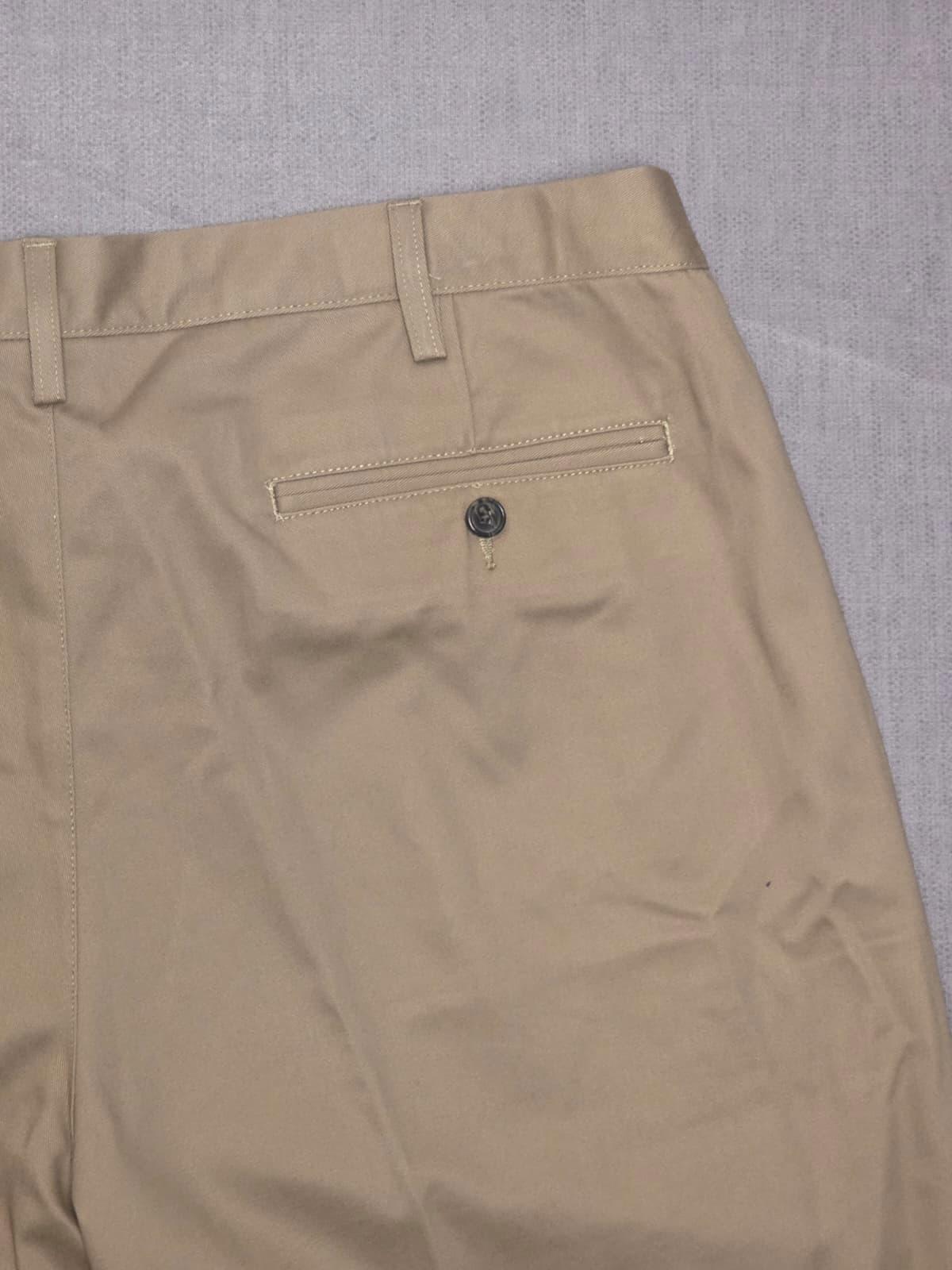 Lands End Mens Smart Casual Trousers/Pants - 42 - W42/L25 - Beige