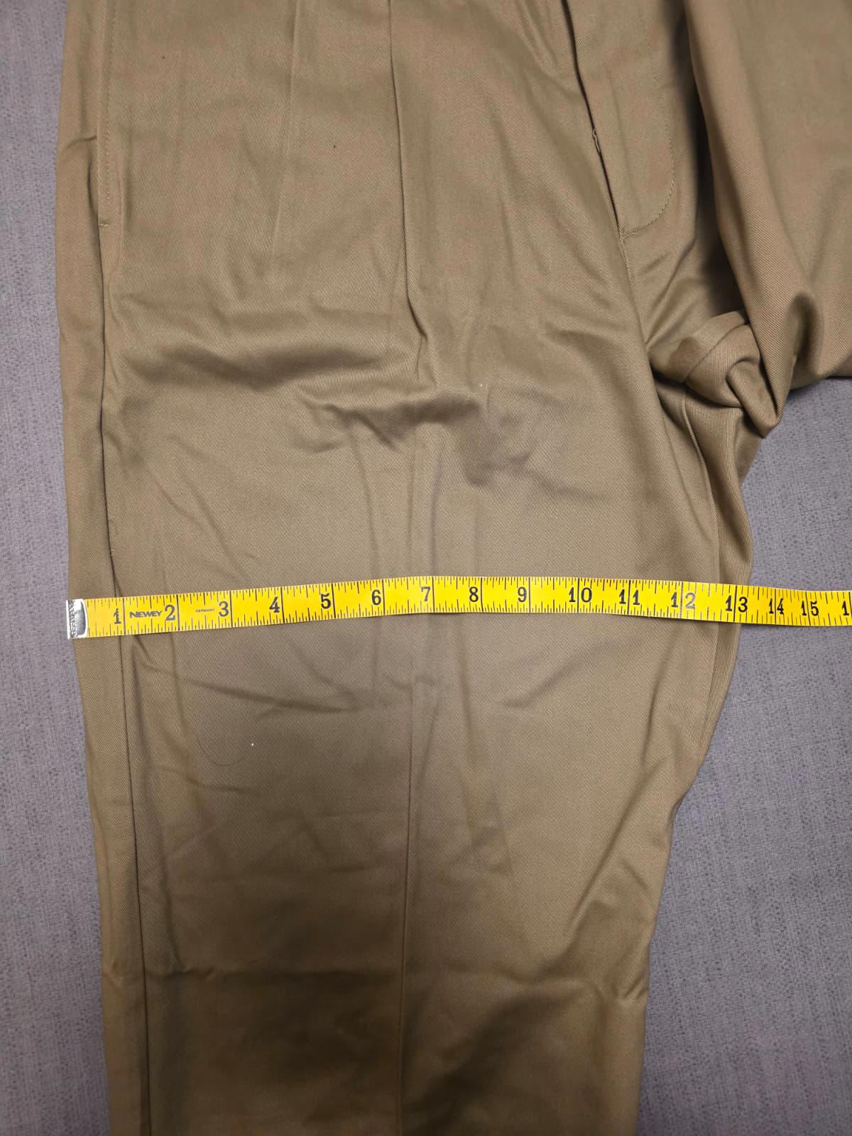 Lands End Mens Smart Casual Trousers/Pants - 36 - W36/L27 - Beige